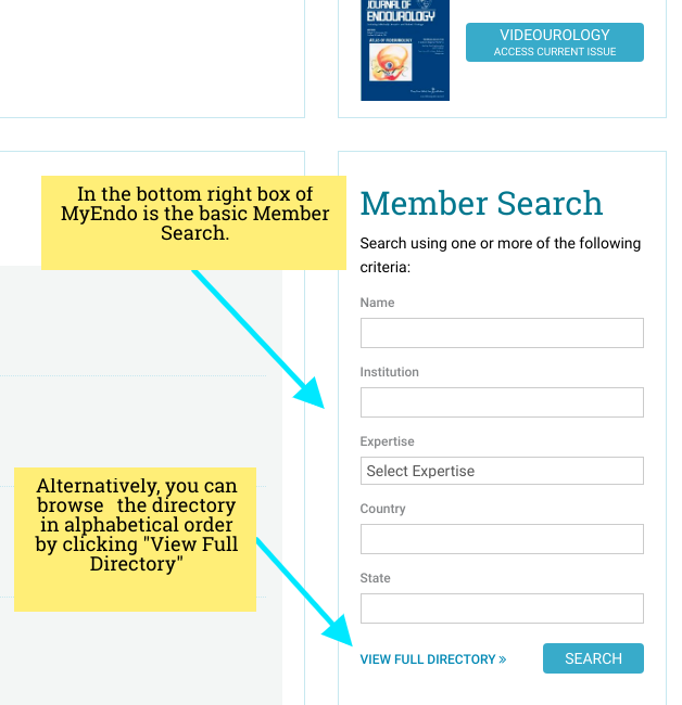 Basic Member Search